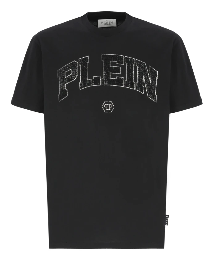 Футболка с круглым вырезом и логотипом S со стразами Philipp Plein, черный
Футболка с круглым вырезом и логотипом S со стразами Philipp Plein, черный