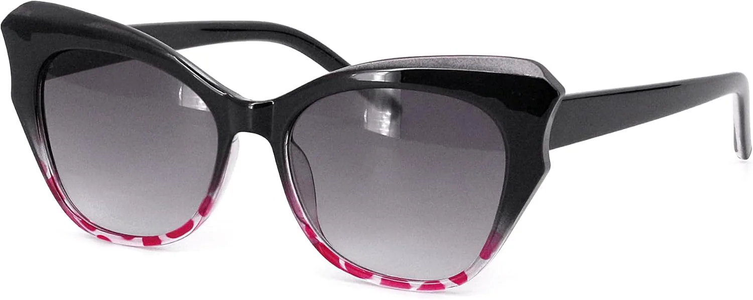 Солнцезащитные очки Naimo «Кошачий глаз» для женщин, защита от УФ-излучения, пластиковая оправа, модные винтажные солнцезащитные очки «Кошачий глаз», Pure Black Red
Солнцезащитные очки Naimo «Кошачий глаз» для женщин, защита от УФ-излучения, пластиковая оправа, модные винтажные солнцезащитные очки «Кошачий глаз», Pure Black Red