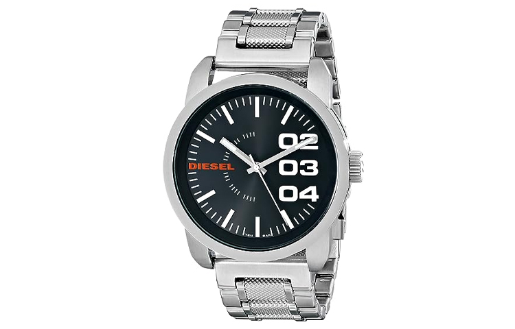 Наручные часы DIESEL с кварцевым механизмом, стальным браслетом и черным циферблатом для мужчин
Наручные часы DIESEL с кварцевым механизмом, стальным браслетом и черным циферблатом для мужчин