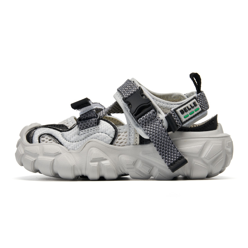 Детские сандалии с низким берцем и дышащей подошвой, устойчивые к ударам BELLE, серый
Детские сандалии с низким берцем и дышащей подошвой, устойчивые к ударам BELLE, серый