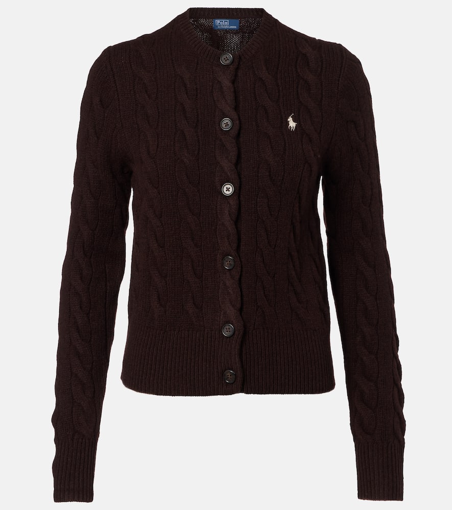 Кардиган из шерсти и кашемира с узором «косичка» Polo Ralph Lauren, Walnut Brown Melange
Кардиган из шерсти и кашемира с узором «косичка» Polo Ralph Lauren, Walnut Brown Melange