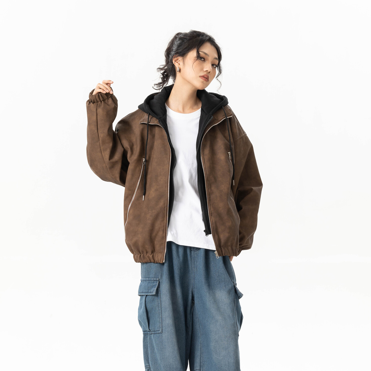 YATSI американская ретро искусственная двухсекционная свободная повседневная кожаная куртка с капюшоном для мужчин и женщин, фиолетовая, цвет Brown, Фиолетовый, YATSI американская ретро искусственная двухсекционная свободная повседневная кожаная куртка с
YATSI американская ретро искусственная двухсекционная свободная повседневная кожаная куртка с капюшоном для мужчин и женщин, фиолетовая, цвет Brown, Фиолетовый, YATSI американская ретро искусственная двухсекционная свободная повседневная кожаная куртка с