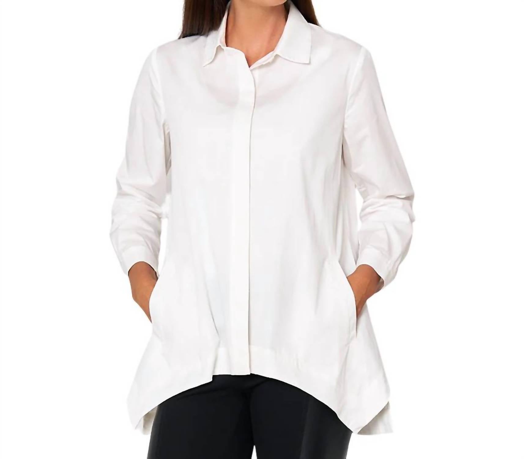 Рубашка Works Every Time нежно-белого цвета Stella Carakasi
Рубашка Works Every Time нежно-белого цвета Stella Carakasi