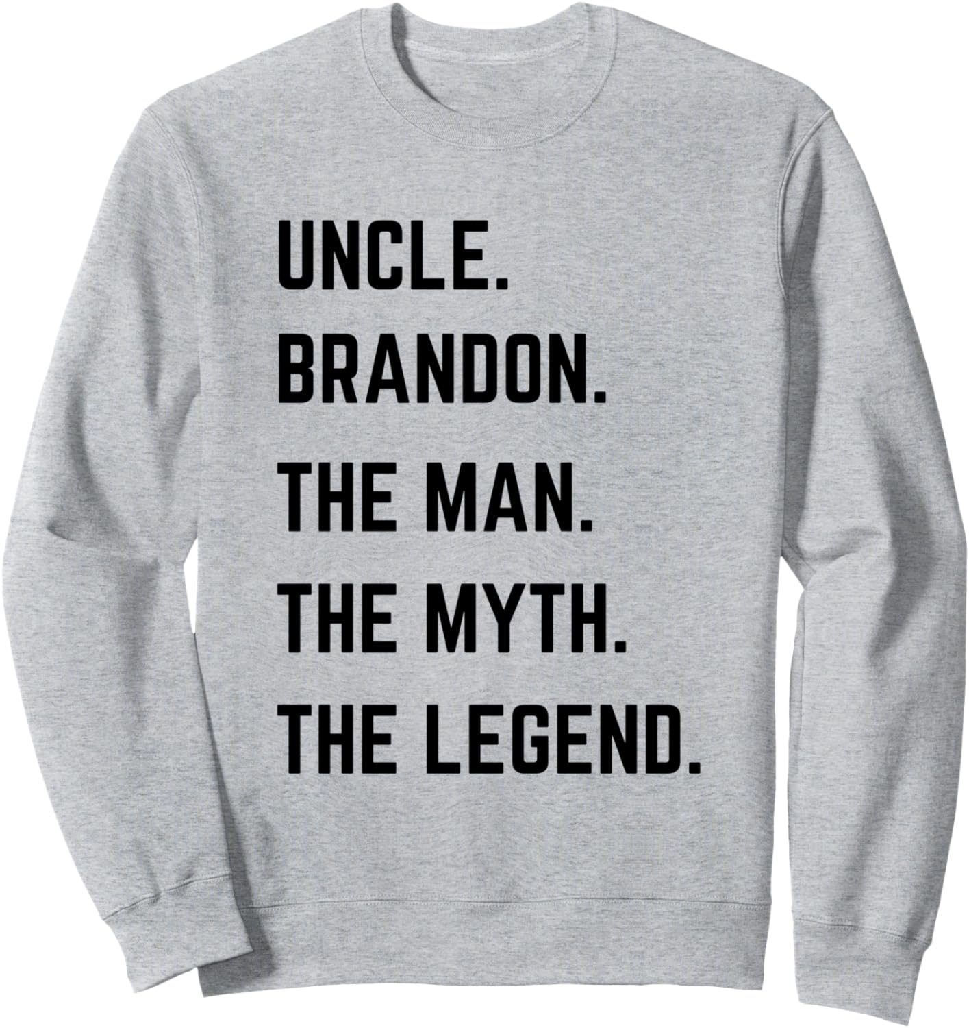 Толстовка ко Дню отца «Дядя Брэндон: Человек, Миф, Легенда» Uncle The Man The Myth The Legend Mens Gifts, серый
Толстовка ко Дню отца «Дядя Брэндон: Человек, Миф, Легенда» Uncle The Man The Myth The Legend Mens Gifts, серый