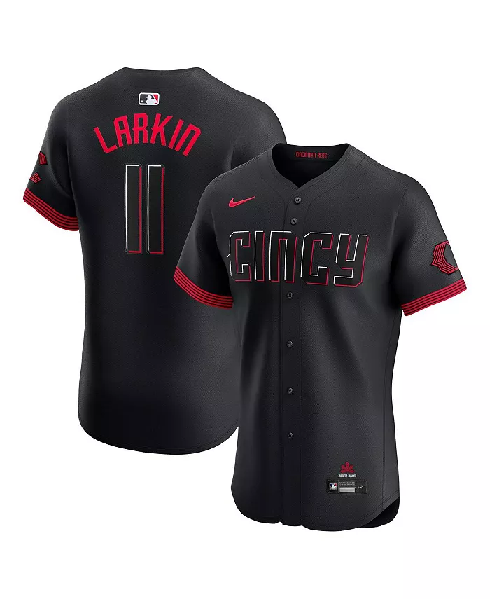 Мужская футболка Barry Larkin Black Cincinnati Reds City Connect Elite Nike
Мужская футболка Barry Larkin Black Cincinnati Reds City Connect Elite Nike
