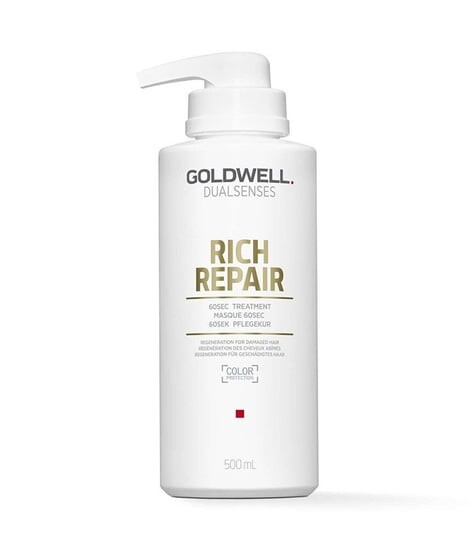 Секундный уход для поврежденных волос, 500 мл Goldwell, Dualsenses Rich Repair, 60-
Секундный уход для поврежденных волос, 500 мл Goldwell, Dualsenses Rich Repair, 60-