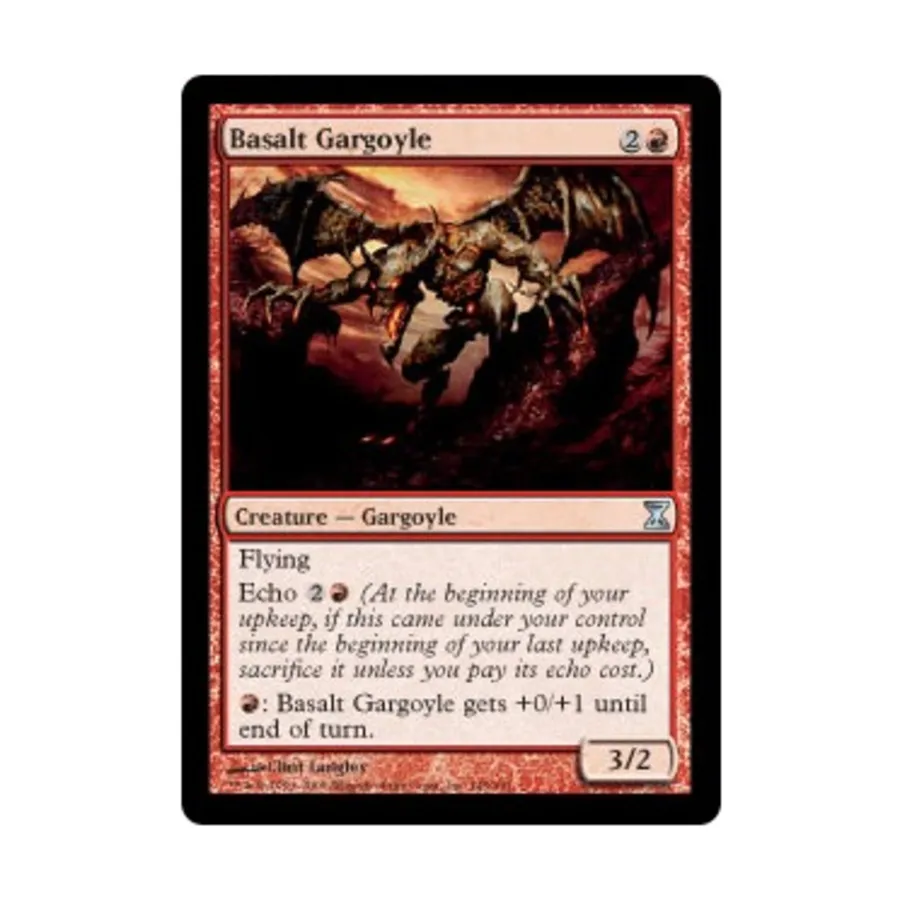 CCG Базальтовая горгулья (U), MTG - Time Spiral
CCG Базальтовая горгулья (U), MTG - Time Spiral