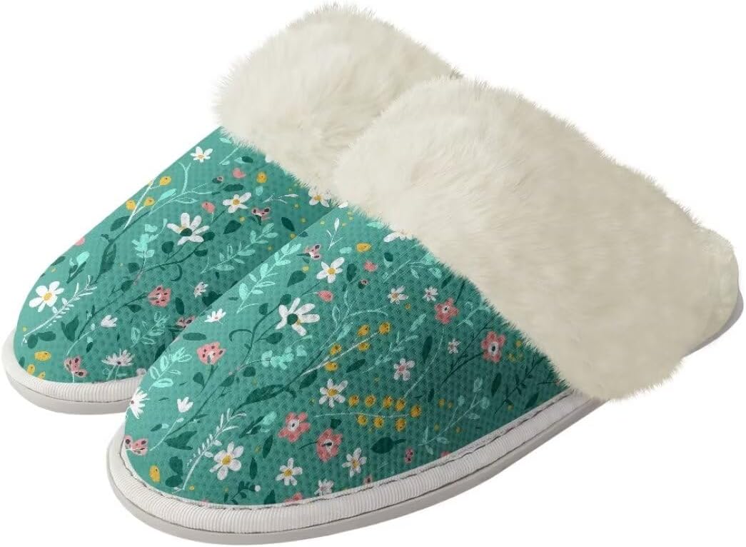 Женские пушистые тапочки xixirimido с искусственным мехом, мужские противоскользящие домашние тапочки для дома и улицы, Mini Flowers
Женские пушистые тапочки xixirimido с искусственным мехом, мужские противоскользящие домашние тапочки для дома и улицы, Mini Flowers