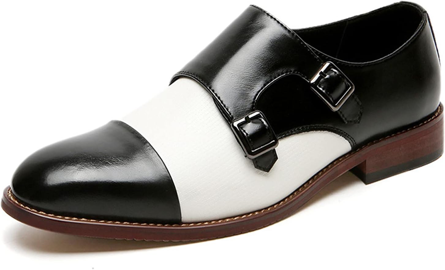 Мужские монашеские туфли на один ремешок, с пряжкой, без шнуровки, классический носок, оксфорды, современные деловые туфли, черные, размер US6-6.5/UK5-5.5/EU38 Wknbeu
Мужские монашеские туфли на один ремешок, с пряжкой, без шнуровки, классический носок, оксфорды, современные деловые туфли, черные, размер US6-6.5/UK5-5.5/EU38 Wknbeu