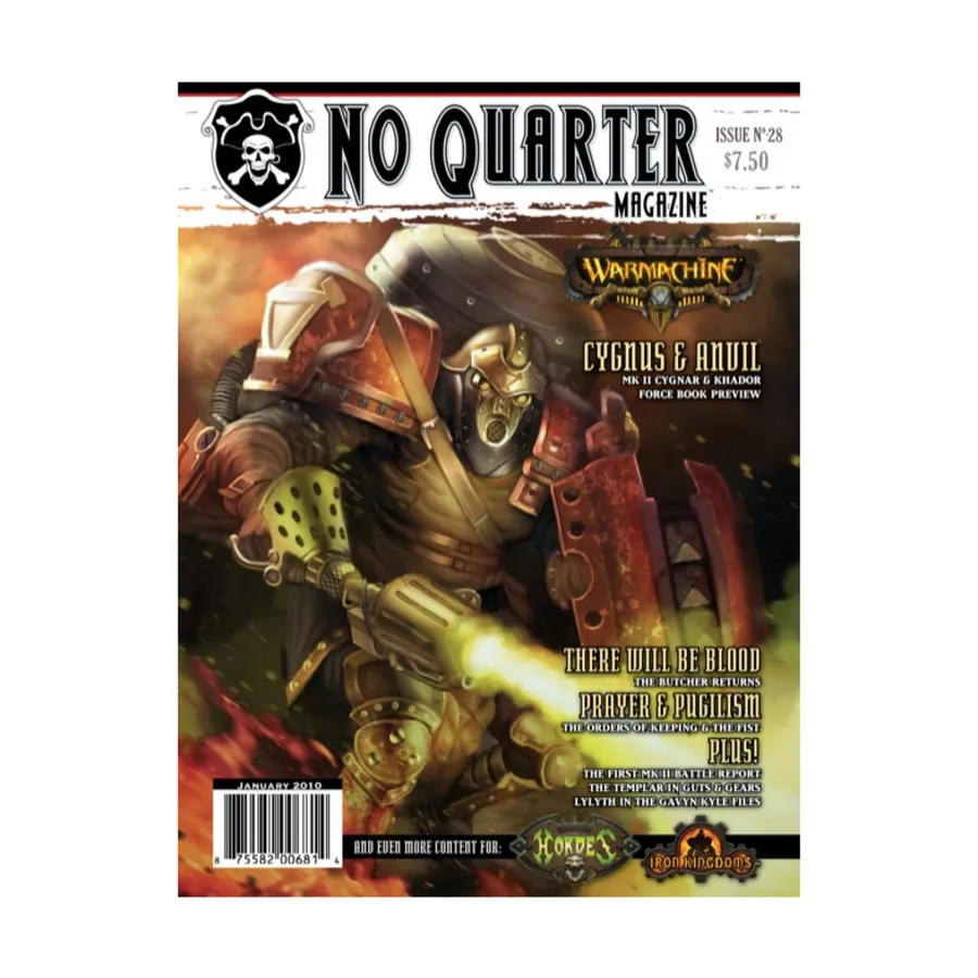 № 28 «Лебедь и Наковальня, Первый боевой отчет Mk II, Мясник возвращается», No Quarter Magazine #01 - #50
№ 28 «Лебедь и Наковальня, Первый боевой отчет Mk II, Мясник возвращается», No Quarter Magazine #01 - #50