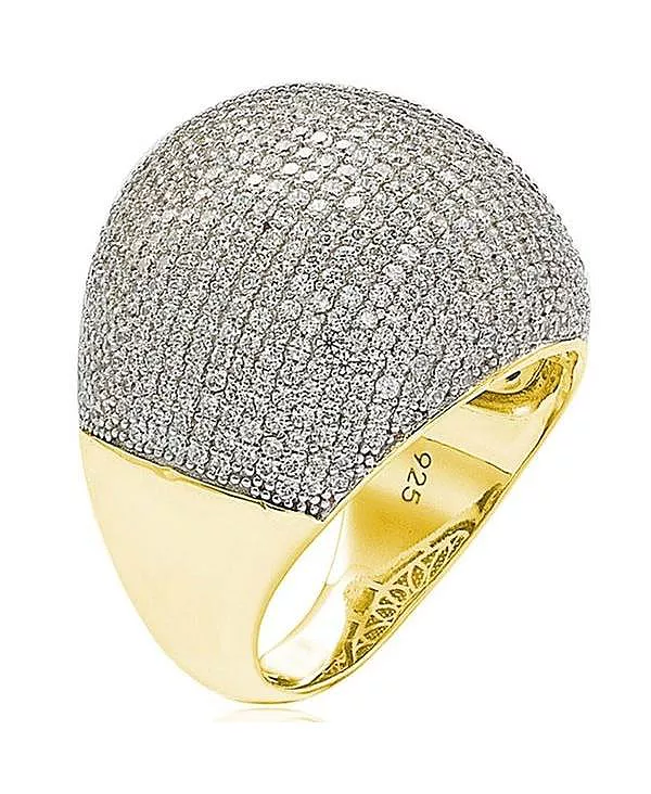 Кольцо Suzy Levian из стерлингового серебра с большим куполом и кубическим цирконием Suzy Levian New York, gold
Кольцо Suzy Levian из стерлингового серебра с большим куполом и кубическим цирконием Suzy Levian New York, gold