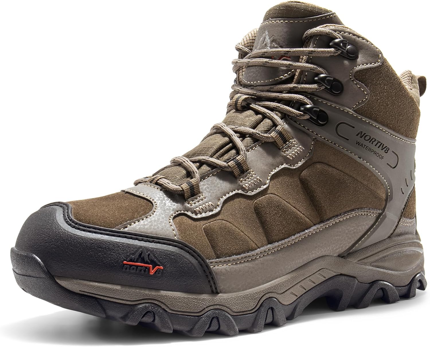 Мужские водонепроницаемые походные ботинки NORTIV 8 для активного отдыха, легкие средние горные треккинговые ботинки Paladin, Coffee
Мужские водонепроницаемые походные ботинки NORTIV 8 для активного отдыха, легкие средние горные треккинговые ботинки Paladin, Coffee