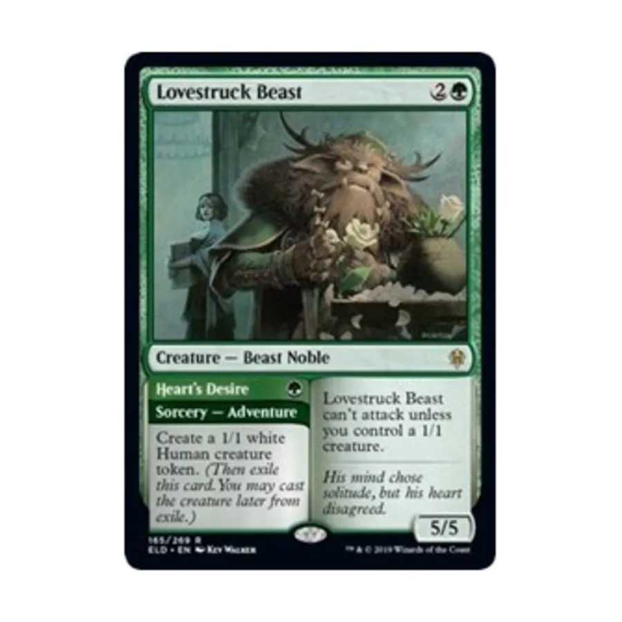 CCG Влюбленный зверь // Желание сердца (клавиша R), MTG - Throne of Eldraine
CCG Влюбленный зверь // Желание сердца (клавиша R), MTG - Throne of Eldraine