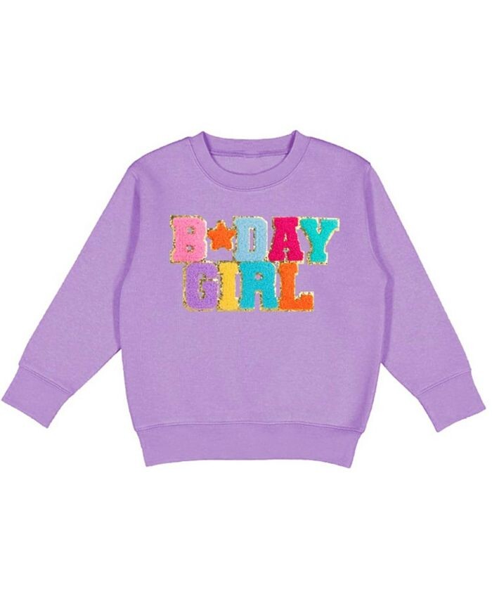 Толстовка с нашивкой на день рождения для девочек Sweet Wink - Little Kid, Big Kid, фиолетовый
Толстовка с нашивкой на день рождения для девочек Sweet Wink - Little Kid, Big Kid, фиолетовый