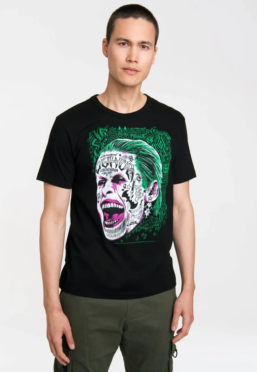 Logoshirt Футболка "Отряд Самоубийц-Джокер" с качественным принтом, черный
Logoshirt Футболка "Отряд Самоубийц-Джокер" с качественным принтом, черный