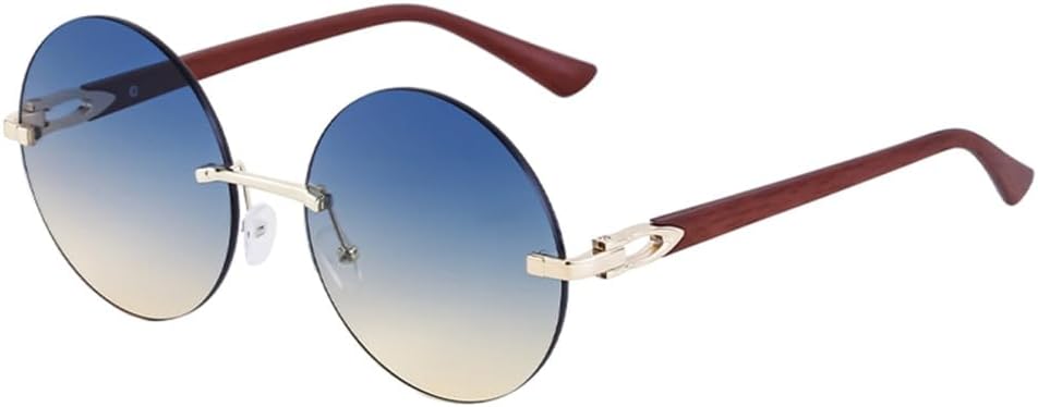 Круглые солнцезащитные очки без оправы для женщин, винтажные солнцезащитные очки без оправы для мужчин, ретро-панк солнцезащитные очки, очки в стиле стимпанк HDUBFY, C5 Blue Yellow
Круглые солнцезащитные очки без оправы для женщин, винтажные солнцезащитные очки без оправы для мужчин, ретро-панк солнцезащитные очки, очки в стиле стимпанк HDUBFY, C5 Blue Yellow