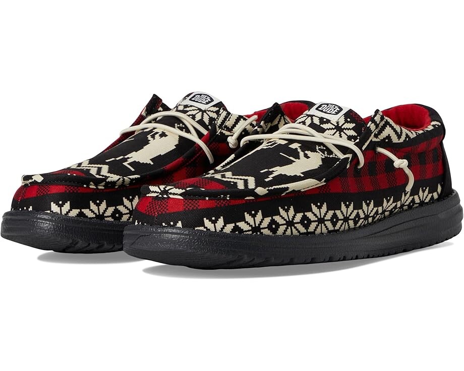 Кроссовки Hey Dude Wally Holiday Cheers, черный/мульти
Кроссовки Hey Dude Wally Holiday Cheers, черный/мульти