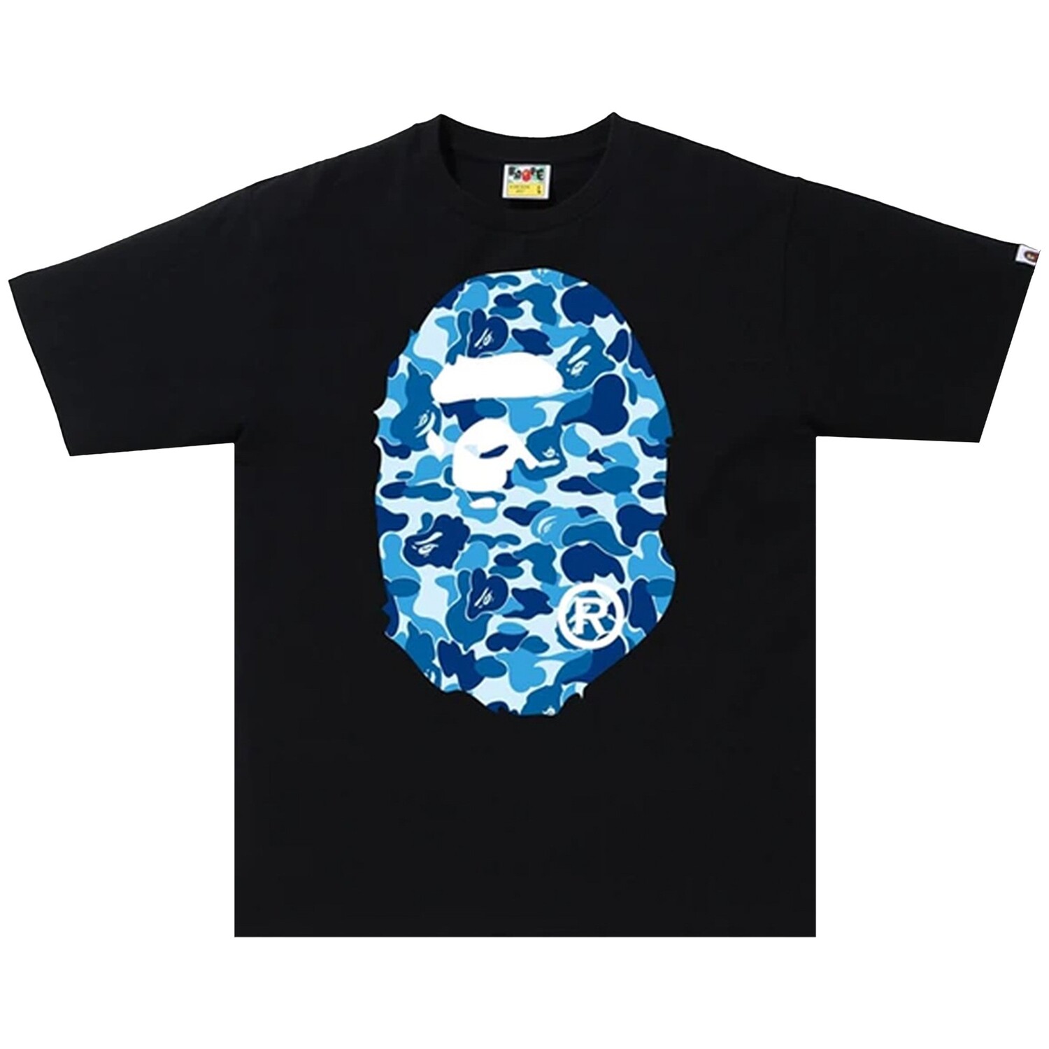 BAPE ABC Камуфляжная футболка с головой большой обезьяны, цвет черный/синий
BAPE ABC Камуфляжная футболка с головой большой обезьяны, цвет черный/синий