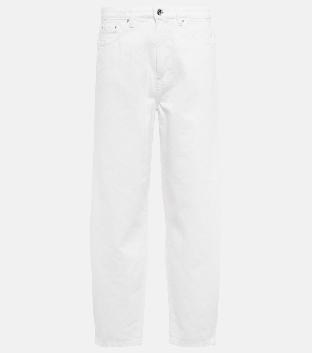 Джинсы бочкообразной формы с высокой посадкой TOTEME, белый
Джинсы бочкообразной формы с высокой посадкой TOTEME, белый