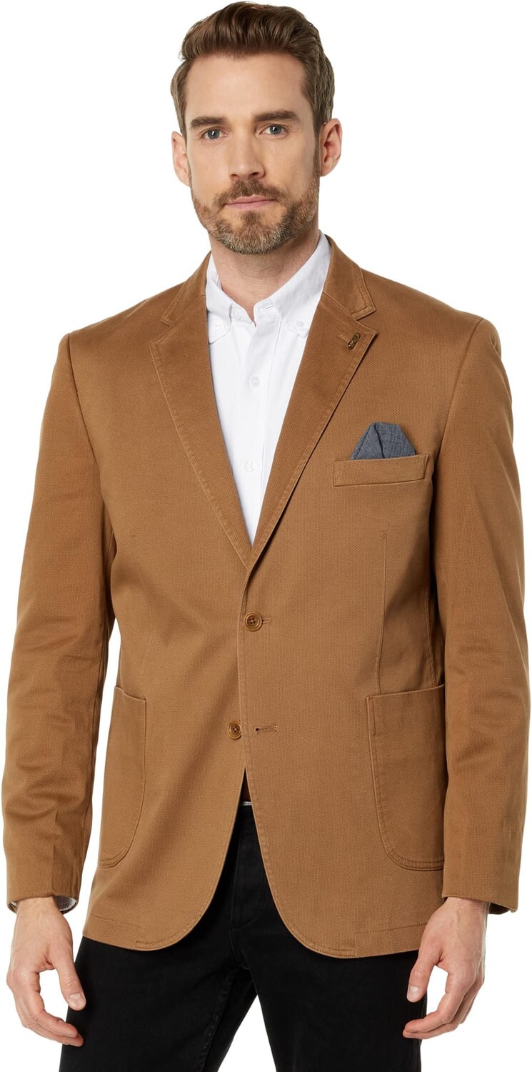 Блейзер из стираного хлопка Johnston & Murphy, коричневый
Блейзер из стираного хлопка Johnston & Murphy, коричневый