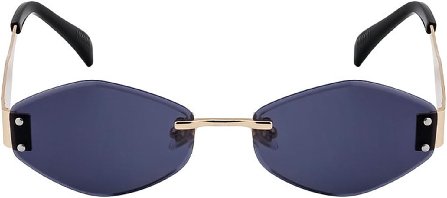 Willochra 2025 Модные безободковые солнцезащитные очки Polygon для женщин, роскошные винтажные металлические очки в маленькой оправе в стиле панк с ромбовидным рисунком, C1
Willochra 2025 Модные безободковые солнцезащитные очки Polygon для женщин, роскошные винтажные металлические очки в маленькой оправе в стиле панк с ромбовидным рисунком, C1