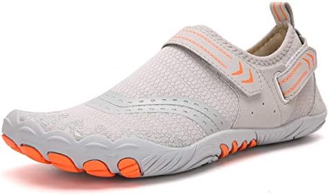 Мужские водные тапочки с быстросохнущей тканью, слипоны-аква кроссовки с дренажной подошвой и сетчатым верхом для пляжа и серфинга Zhogize, серый
Мужские водные тапочки с быстросохнущей тканью, слипоны-аква кроссовки с дренажной подошвой и сетчатым верхом для пляжа и серфинга Zhogize, серый