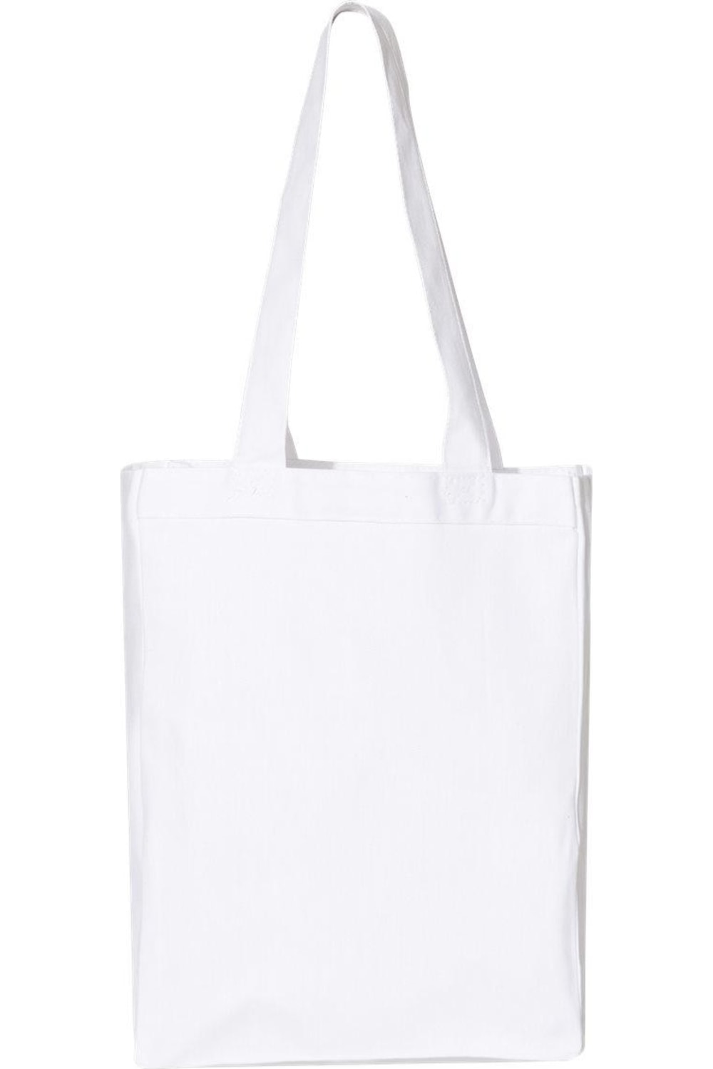 Сумка для покупок Q-Tees 12 л со складками, белый 
Сумка для покупок Q-Tees 12 л со складками, белый
