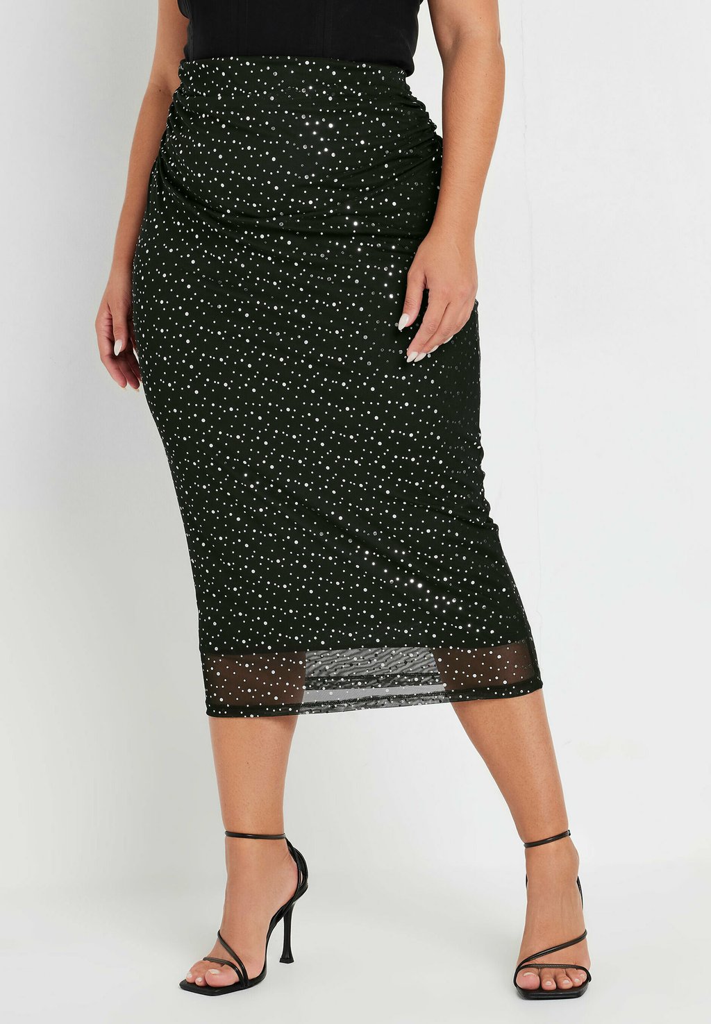 Юбка-карандаш Yours Clothing, антрацит
Юбка-карандаш Yours Clothing, антрацит