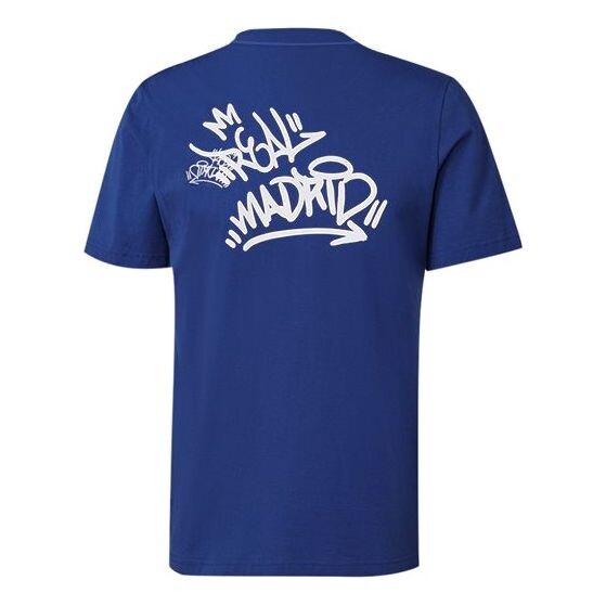 Футболка real str tee printing soccer/football sports short sleeve blue Adidas, синий
Футболка real str tee printing soccer/football sports short sleeve blue Adidas, синий