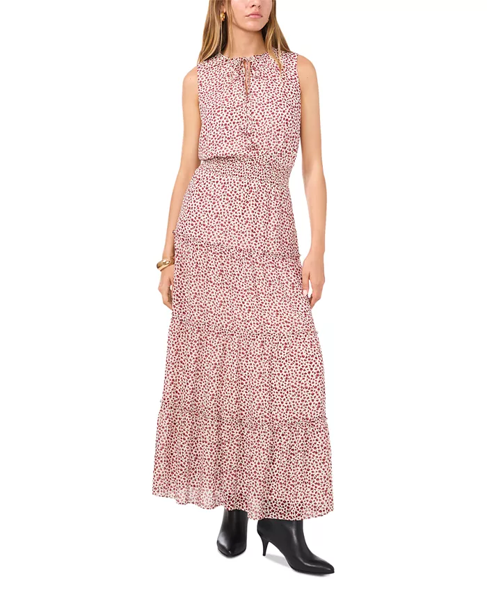 Женское платье макси без рукавов с разрезом на горловине 1.STATE, красный
Женское платье макси без рукавов с разрезом на горловине 1.STATE, красный