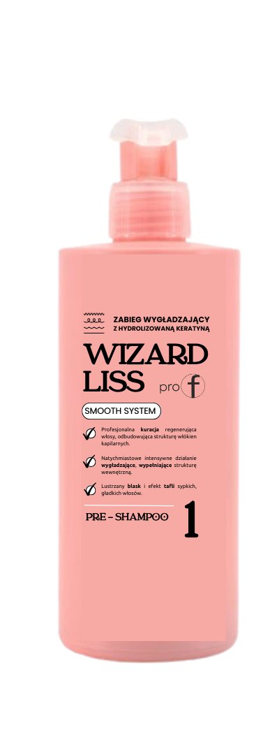 Wizard Liss SMOOTH SYSTEM, Шаг 1. Предварительное мытье шампунем. Шампунь для глубокого очищения, pH 6,0, 450 мл Wats 
Wizard Liss SMOOTH SYSTEM, Шаг 1. Предварительное мытье шампунем. Шампунь для глубокого очищения, pH 6,0, 450 мл Wats