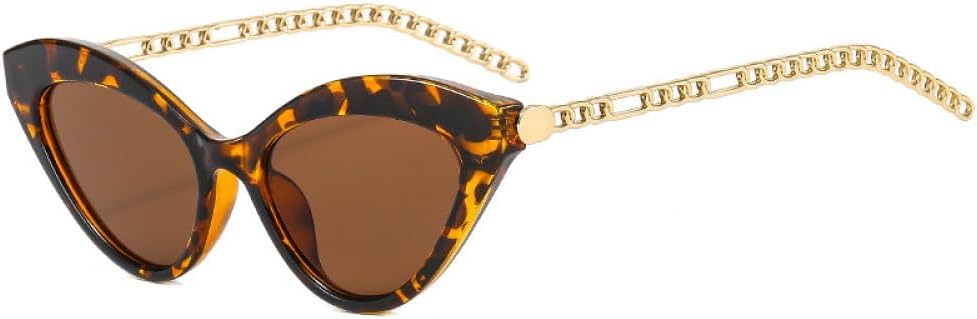 Женские солнцезащитные очки «кошачий глаз» с металлической цепочкой, модные солнцезащитные очки для женщин, классические очки (C7, черно-желтый, один размер) LXLHWN, C6leoaprd-brown
Женские солнцезащитные очки «кошачий глаз» с металлической цепочкой, модные солнцезащитные очки для женщин, классические очки (C7, черно-желтый, один размер) LXLHWN, C6leoaprd-brown