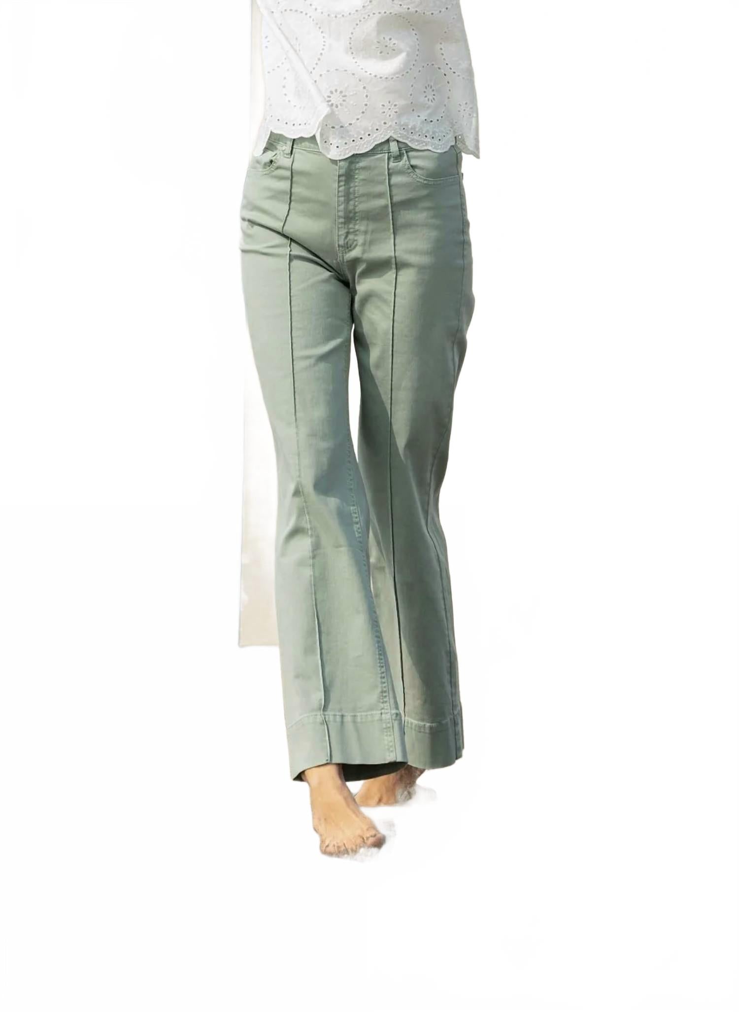 Джинсы Tasnim Denim в серо-зеленом цвете Yest 
Джинсы Tasnim Denim в серо-зеленом цвете Yest