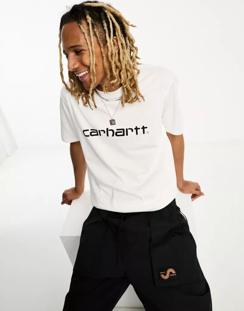 Футболка мужская Carhartt WIP Script с логотипом, белый
Футболка мужская Carhartt WIP Script с логотипом, белый