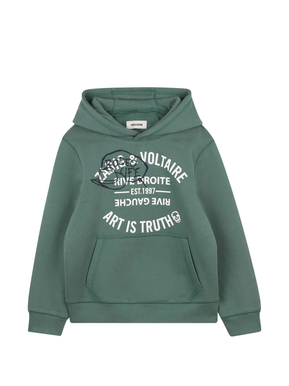 Толстовка с принтом Zadig & Voltaire Kids, зеленый
Толстовка с принтом Zadig & Voltaire Kids, зеленый