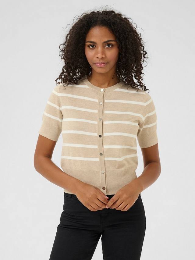 Кардиган с коротким рукавом в полоску от lizza KAFFE, цвет Grey/Chalk
Кардиган с коротким рукавом в полоску от lizza KAFFE, цвет Grey/Chalk