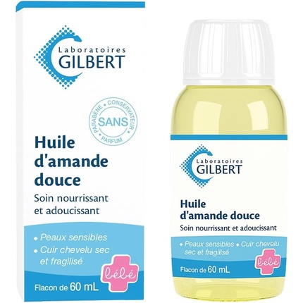 Масло сладкого миндаля 60 мл Gilbert
Масло сладкого миндаля 60 мл Gilbert