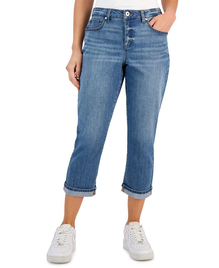 Женские джинсы-капри с пышной посадкой со средней посадкой Style & Co, цвет Overland
Женские джинсы-капри с пышной посадкой со средней посадкой Style & Co, цвет Overland