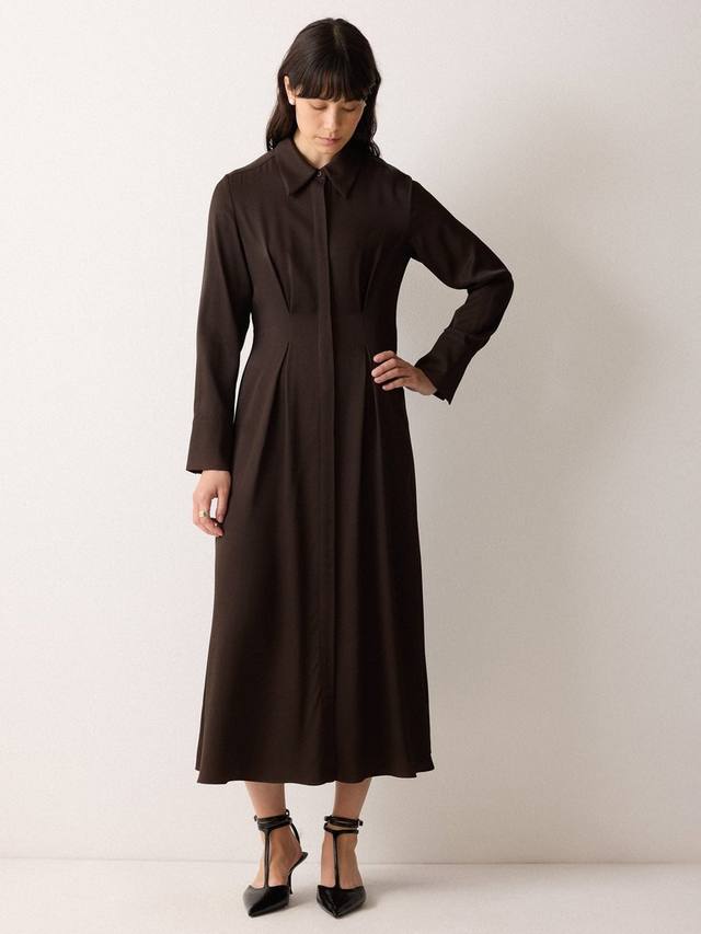 Расклешенная платье-рубашка свободного кроя Jigsaw, Brown
Расклешенная платье-рубашка свободного кроя Jigsaw, Brown