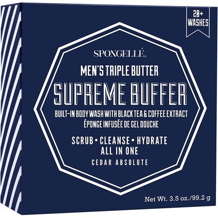 Мужской гель для душа с тройным маслом Supreme, насыщенный буферным кедровым абсолютом, Spongelle
Мужской гель для душа с тройным маслом Supreme, насыщенный буферным кедровым абсолютом, Spongelle