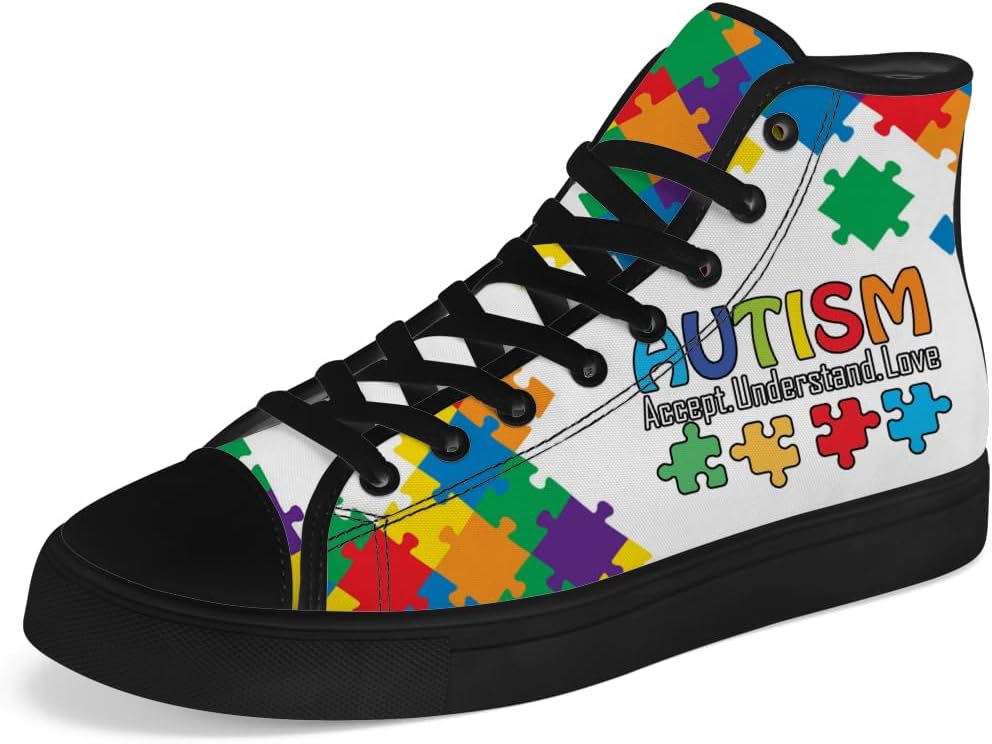 Кеды на высокой подошве chebing с принтом «Аутизм», с шнуровкой, повседневная обувь, подарок для мужчин и женщин, поддержка осведомленности об аутизме, белый
Кеды на высокой подошве chebing с принтом «Аутизм», с шнуровкой, повседневная обувь, подарок для мужчин и женщин, поддержка осведомленности об аутизме, белый