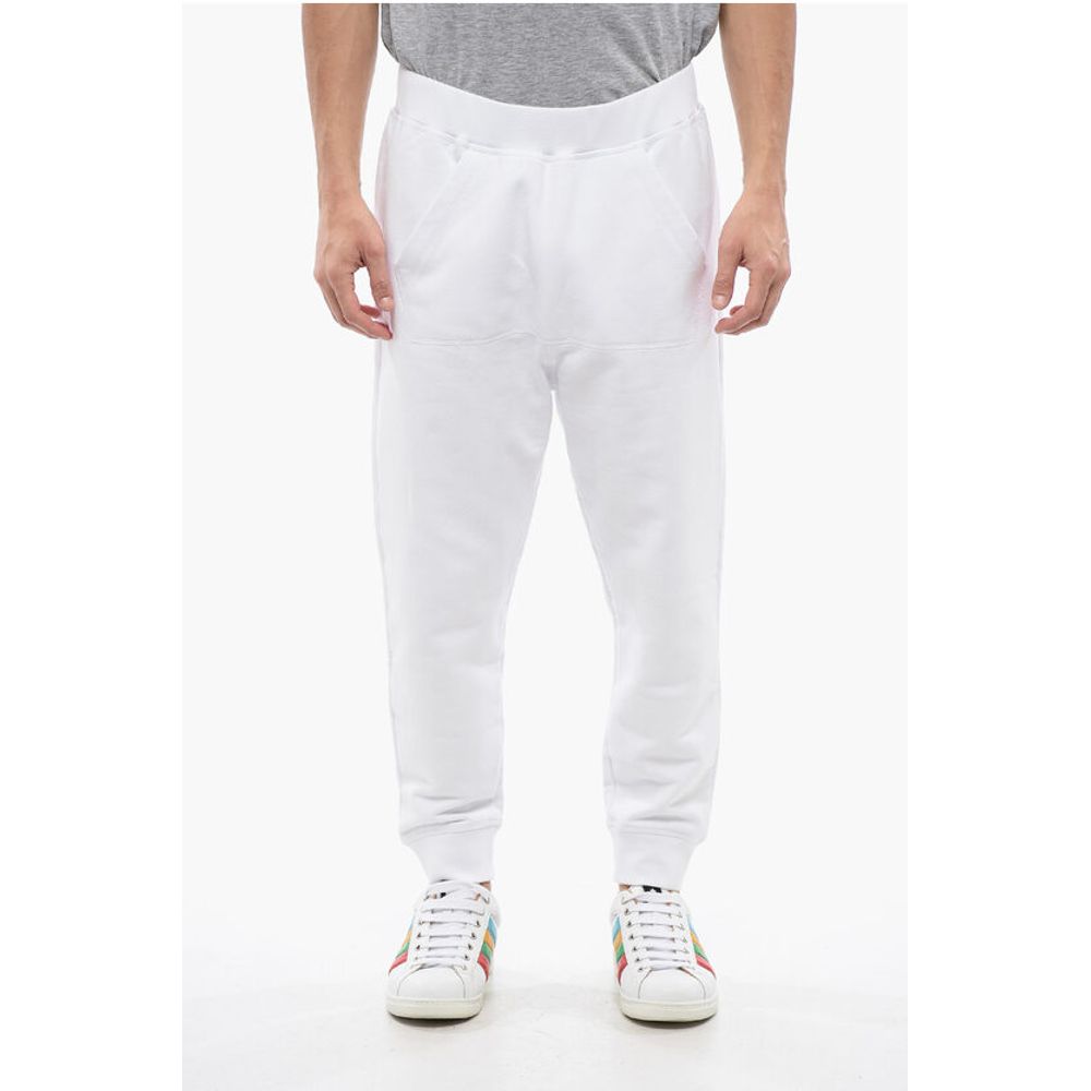 Джоггеры Relax Fit из начесаного хлопка Dsquared2, White
Джоггеры Relax Fit из начесаного хлопка Dsquared2, White