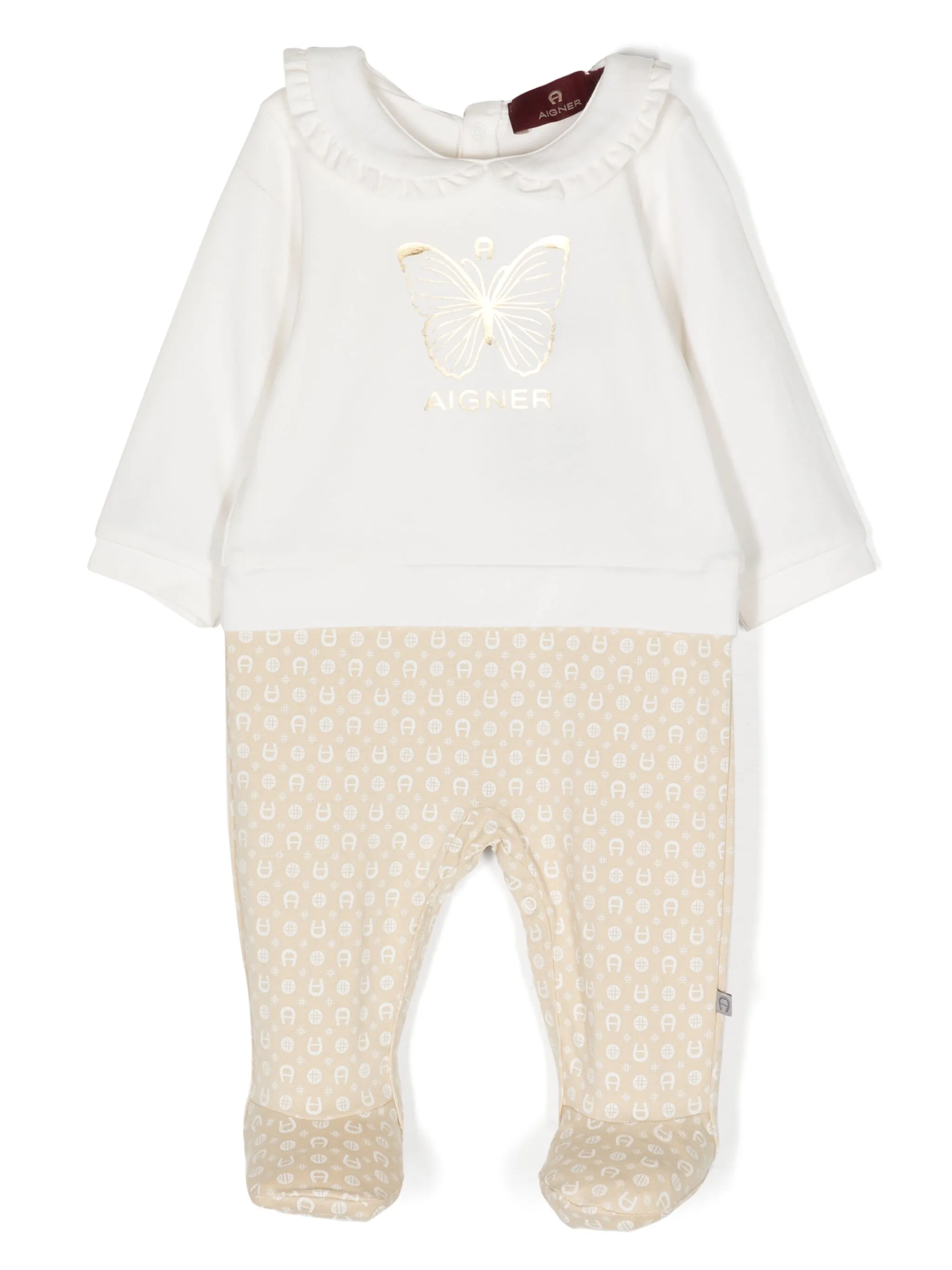 Ромпер с принтом Aigner Kids, белый
Ромпер с принтом Aigner Kids, белый