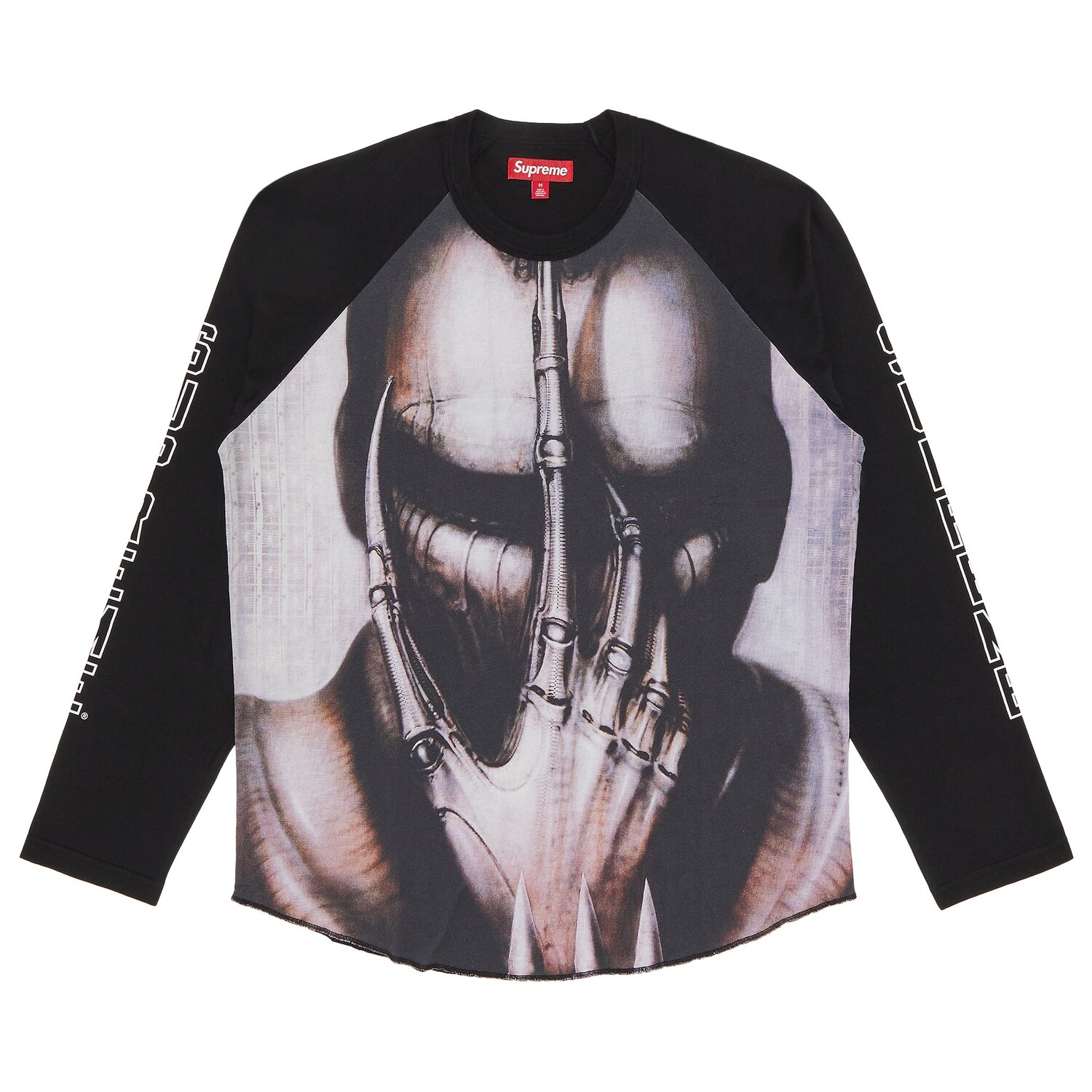 Топ с длинными рукавами Supreme HR Giger Raglan, цвет Черный
Топ с длинными рукавами Supreme HR Giger Raglan, цвет Черный