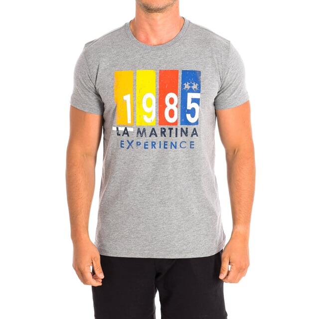 Мужская футболка с коротким рукавом tmr319 js206 La Martina, серый
Мужская футболка с коротким рукавом tmr319 js206 La Martina, серый