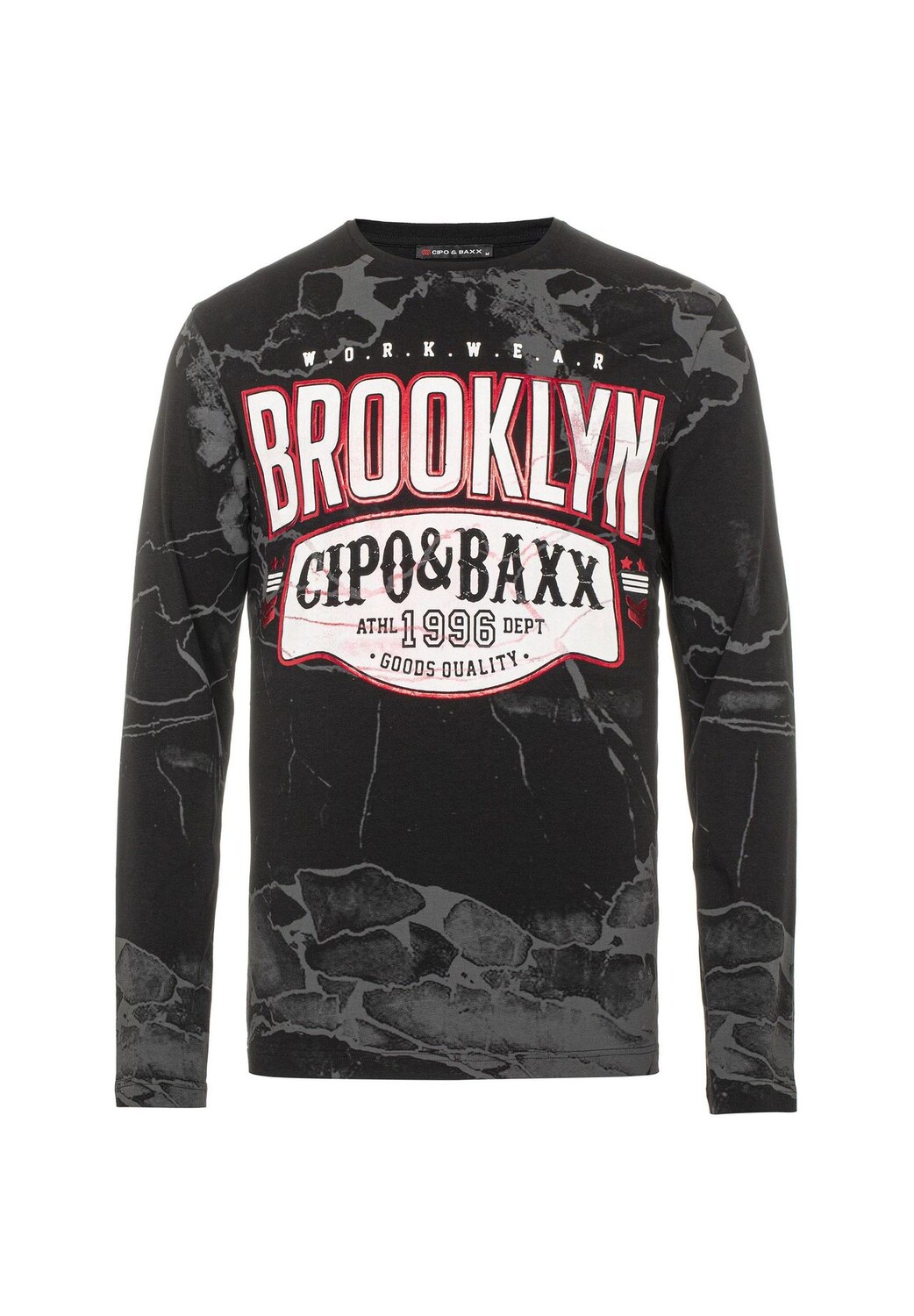 Рубашка с длинными рукавами и крутыми принтами CIPO & BAXX, черный
Рубашка с длинными рукавами и крутыми принтами CIPO & BAXX, черный
