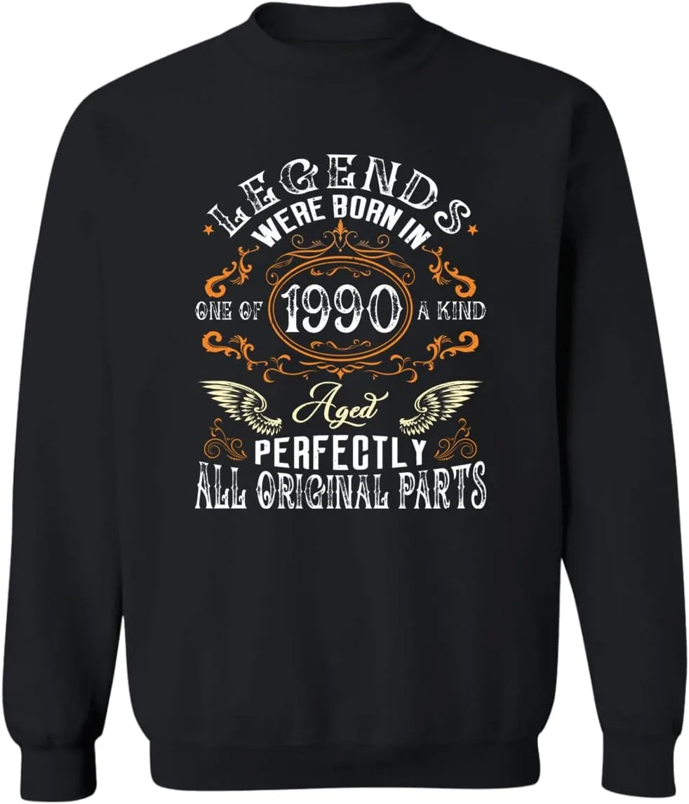 Винтажный свитшот с принтом "Легенда родилась в 1990" ICONDENIM
Винтажный свитшот с принтом "Легенда родилась в 1990" ICONDENIM