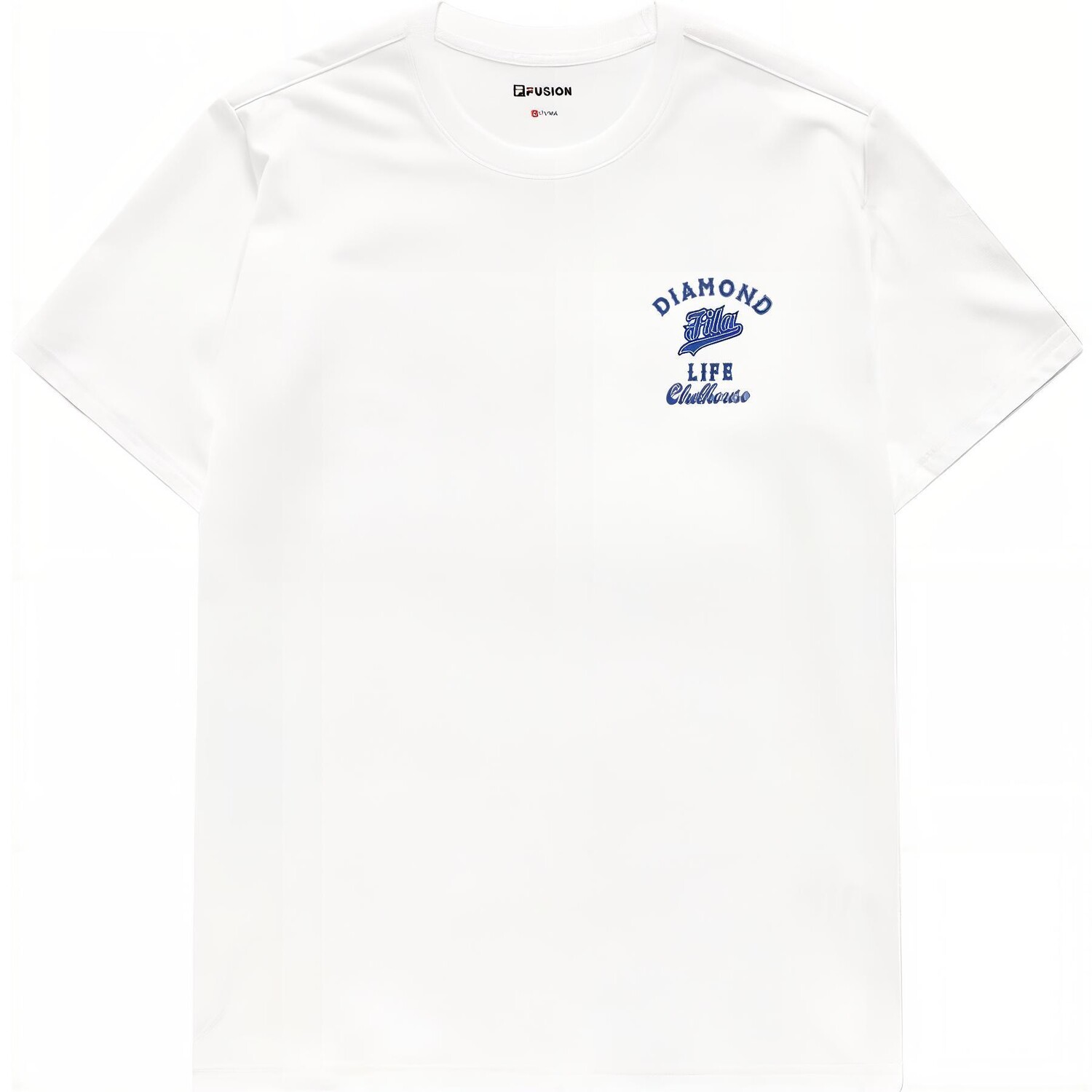 Футболка серии BASEBALL мужская белая Fila Fusion, белый 
Футболка серии BASEBALL мужская белая Fila Fusion, белый