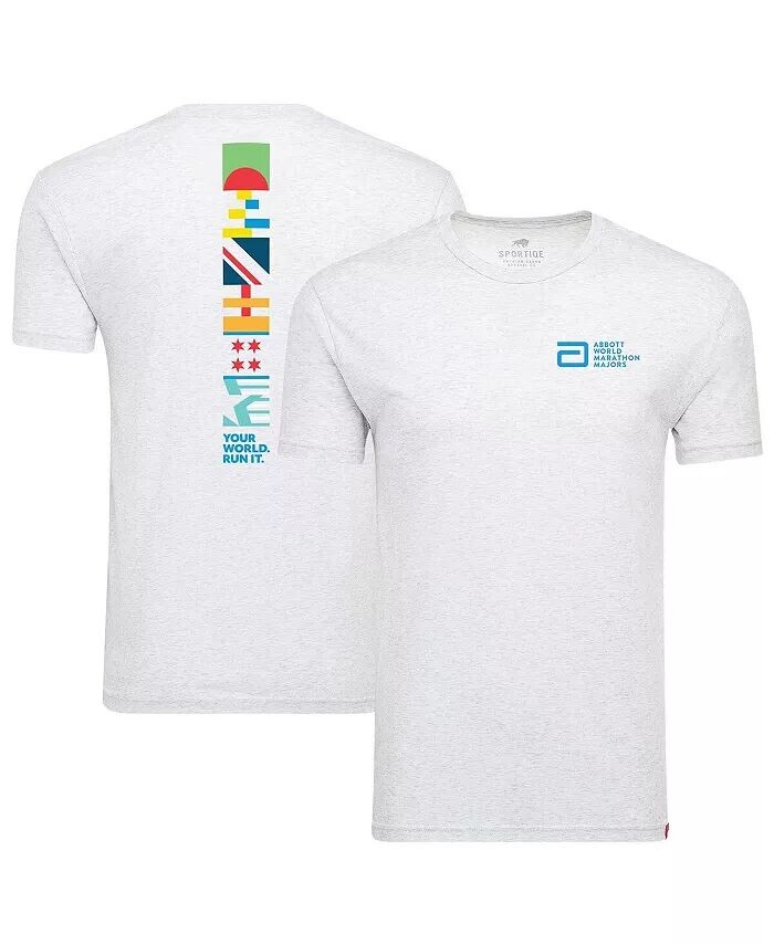 Удобная футболка Tri-Blend для мужчин и женщин White World Marathon Majors Sportiqe, белый
Удобная футболка Tri-Blend для мужчин и женщин White World Marathon Majors Sportiqe, белый