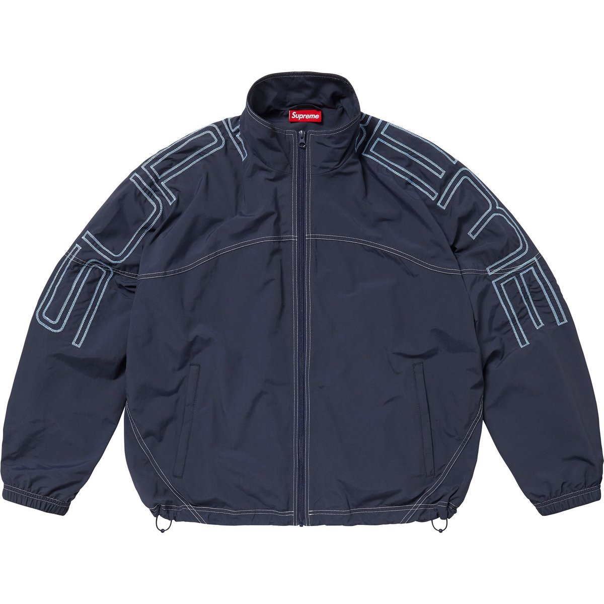 Supreme Вышитая спортивная куртка, Marine Blue/Navy
Supreme Вышитая спортивная куртка, Marine Blue/Navy